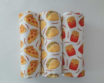Pizza - Tacos - Fries - MoR Golf Headcovers - Driver - Fairway - Hybrid - Pop Art - Canvas