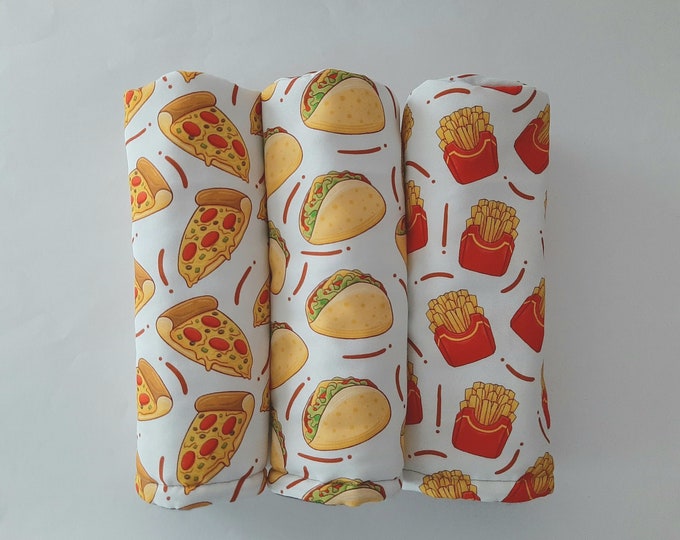 Pizza - Tacos - Fries - MoR Golf Headcovers - Driver - Fairway - Hybrid - Pop Art - Canvas