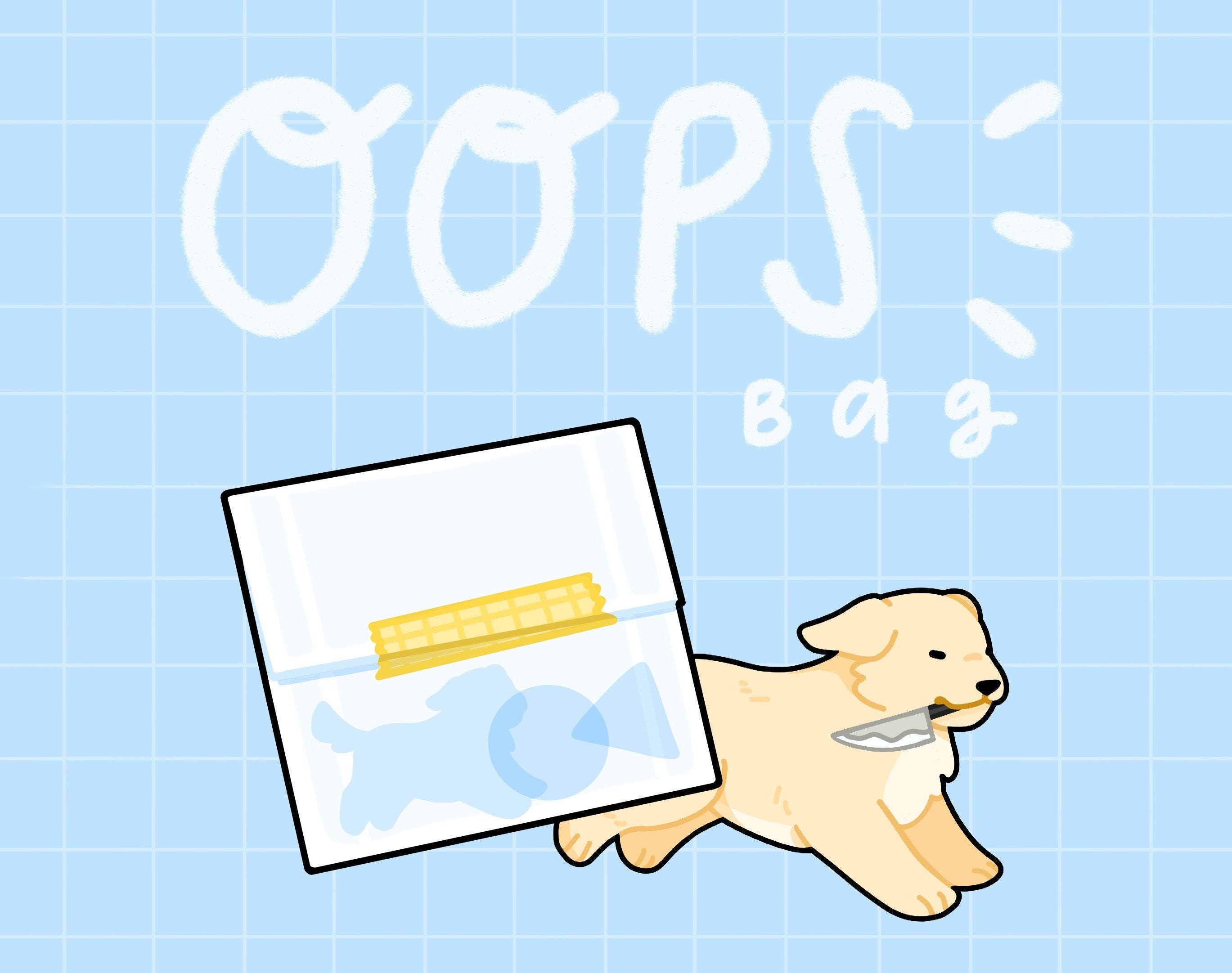 Oops Sticker Bag | B-Grade Sticker Pack | Weatherproof Matte Stickers