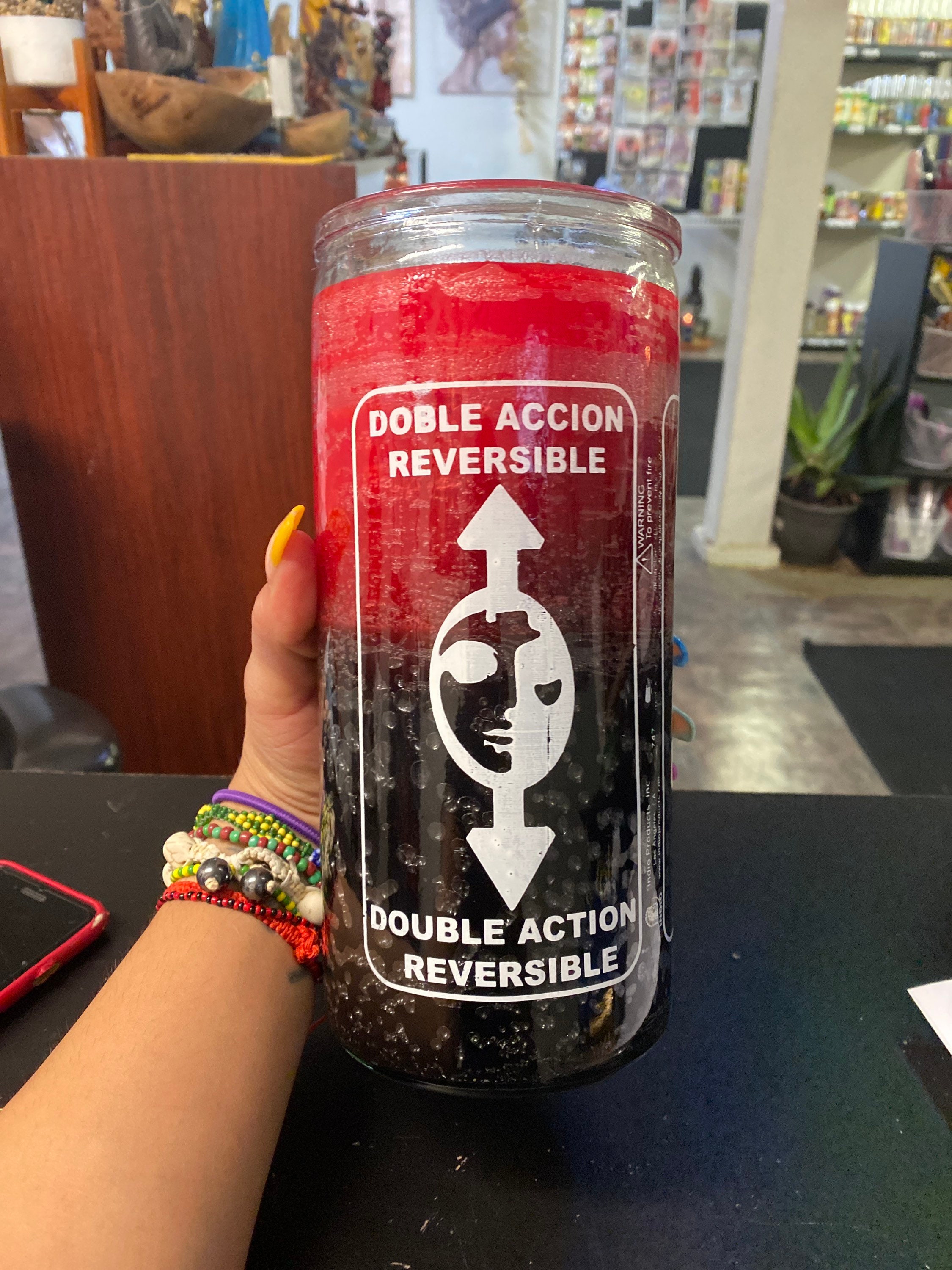 15 day reversible candle Large Etsy