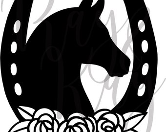 Download Floral Horseshoe Etsy