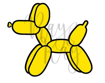 Download Balloon Dog Svg Etsy