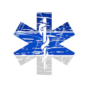 Star of Life - Medical - Triple Tone - SVG/PNG/JPG