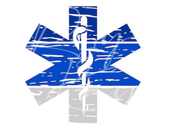 Star of Life - Medical - Triple Tone - SVG/PNG/JPG