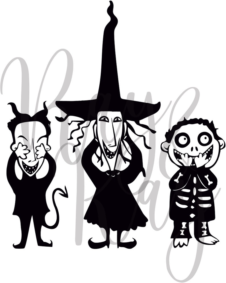 Lock Shock Barrell Nightmare Before Christmas SVG/PNG/JPG  Etsy