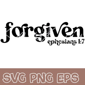 Pardonné - Religieux - Pâques - Christ - SVG/PNG/EPS