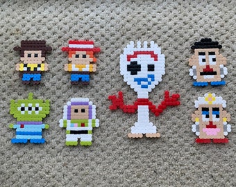 perler beads toy story collection