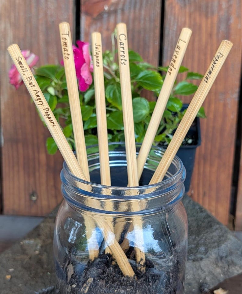 ScribblesCraftworks Bamboo Garden Markers - Thumbnail 2