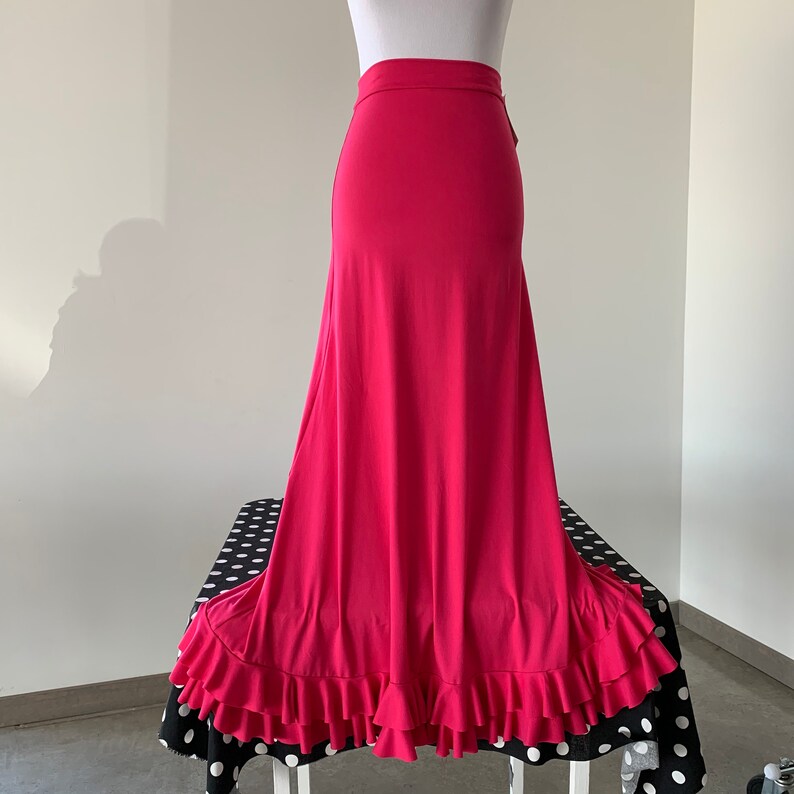 Adult Basic Flamenco Practice Skirt Etsy