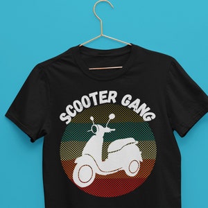 Scooter Gang T-Shirt Unisex for Bikers, Mopeds, 2 Wheeler&#39;s and all Freestyle Lovers