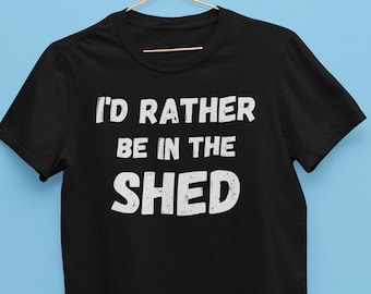 ¡Preferiría estar en el córdizo! Para mecánicos, manitas, manos en la gente, mono de grasa y todos los fans de bricolaje! Camiseta Unisex
