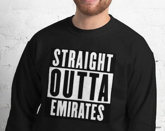 Straight Outta Emirates / Arsenal Fan Sweatshirt/ Arsenal fan gift / Arsenal birthday gift / Arsenal fan art / Arsenal Top / Unisex Sweater