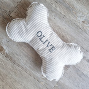 Personalised dog bone pillow - personalised dog pillow - gifts for puppies - gifts for dogs