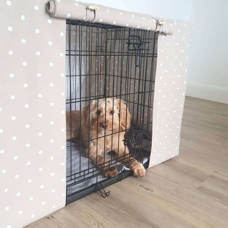 Madetomeasure dog crate cover various colours Etsy