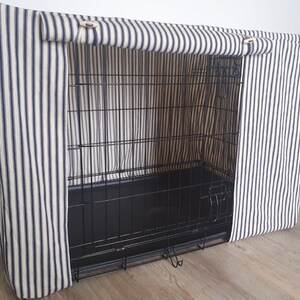 Dog crate cover - made-to-measure - Stripes - Various colours