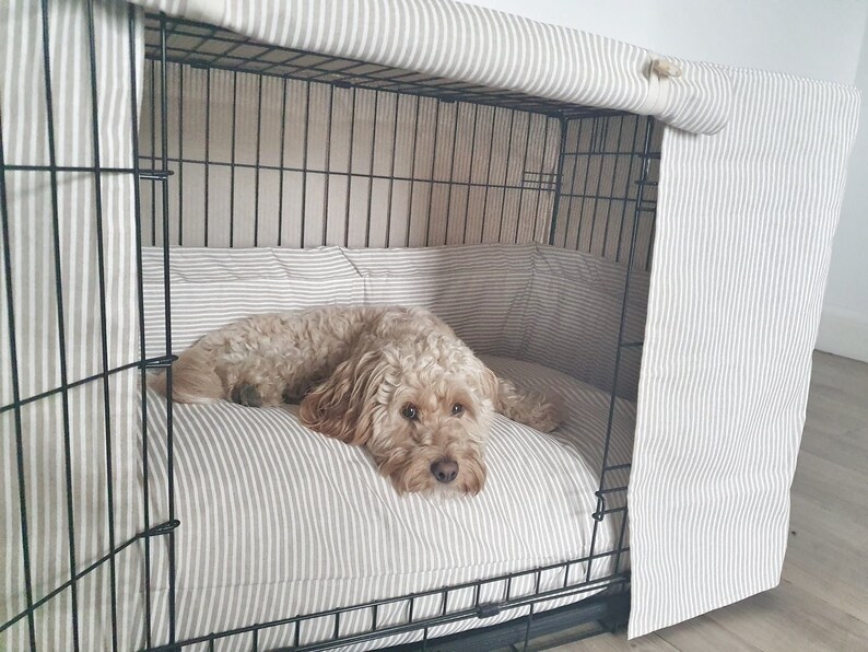 Madetomeasure Dog Bed/dog Crate Cushion Cover Etsy