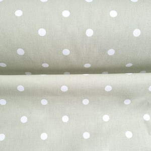Dog crate cover -Made-to-measure - sage green spot