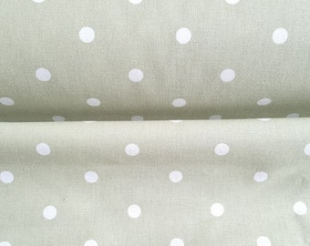 Dog crate cover -Made-to-measure - sage green spot