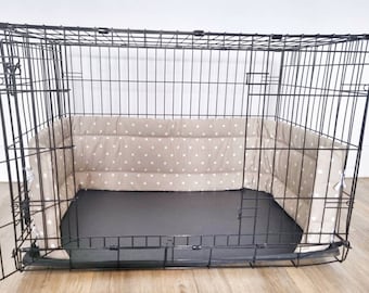 Dog crate bumper - various designs available - made to measure