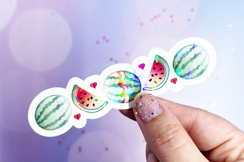Watermelon Digital Sticker Watermelon Sticker for Water Bottle, Watermelon Gifts for Her, Fruit ...