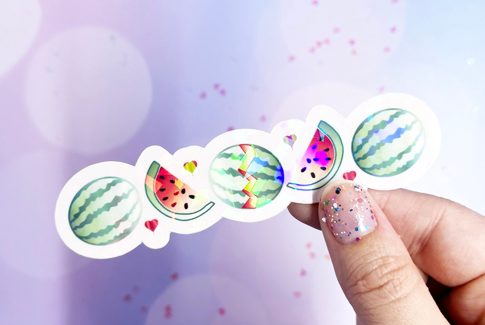 Watermelon Digital Sticker Watermelon Sticker for Water Bottle, Watermelon Gifts for Her, Fruit ...