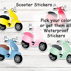 Scooter Stickers, Water Bottle Stickers, Gifts for Her, Gifts for Him ...