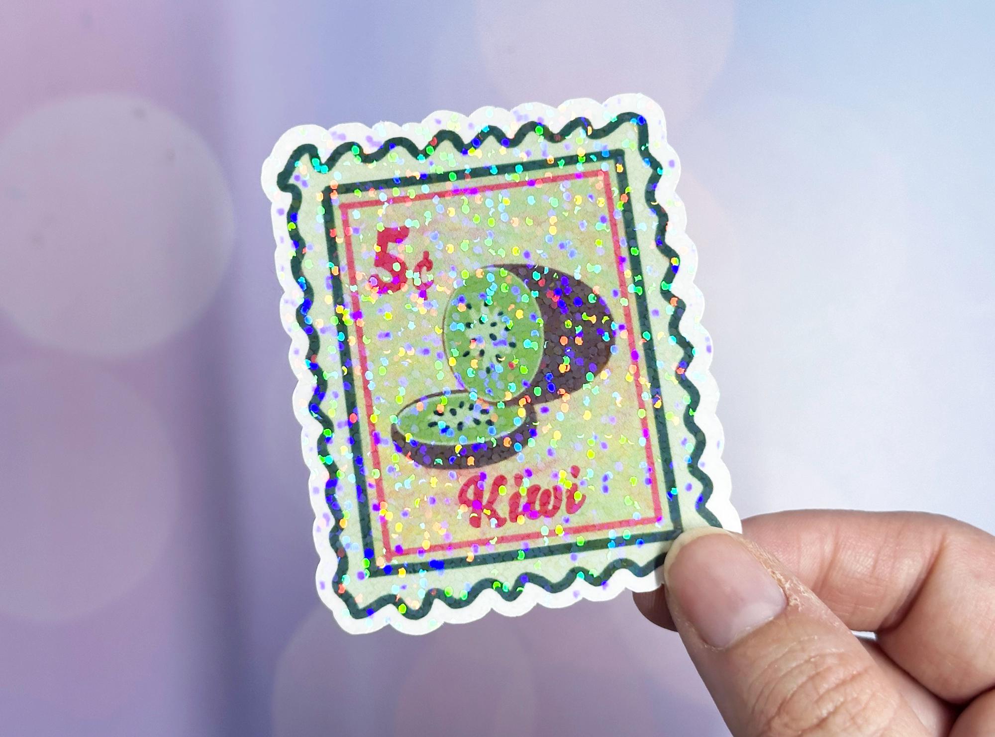 Kiwi Sticker, Fruit Sticker, Sticker for Waterbottle, Kiwi Decal for ...