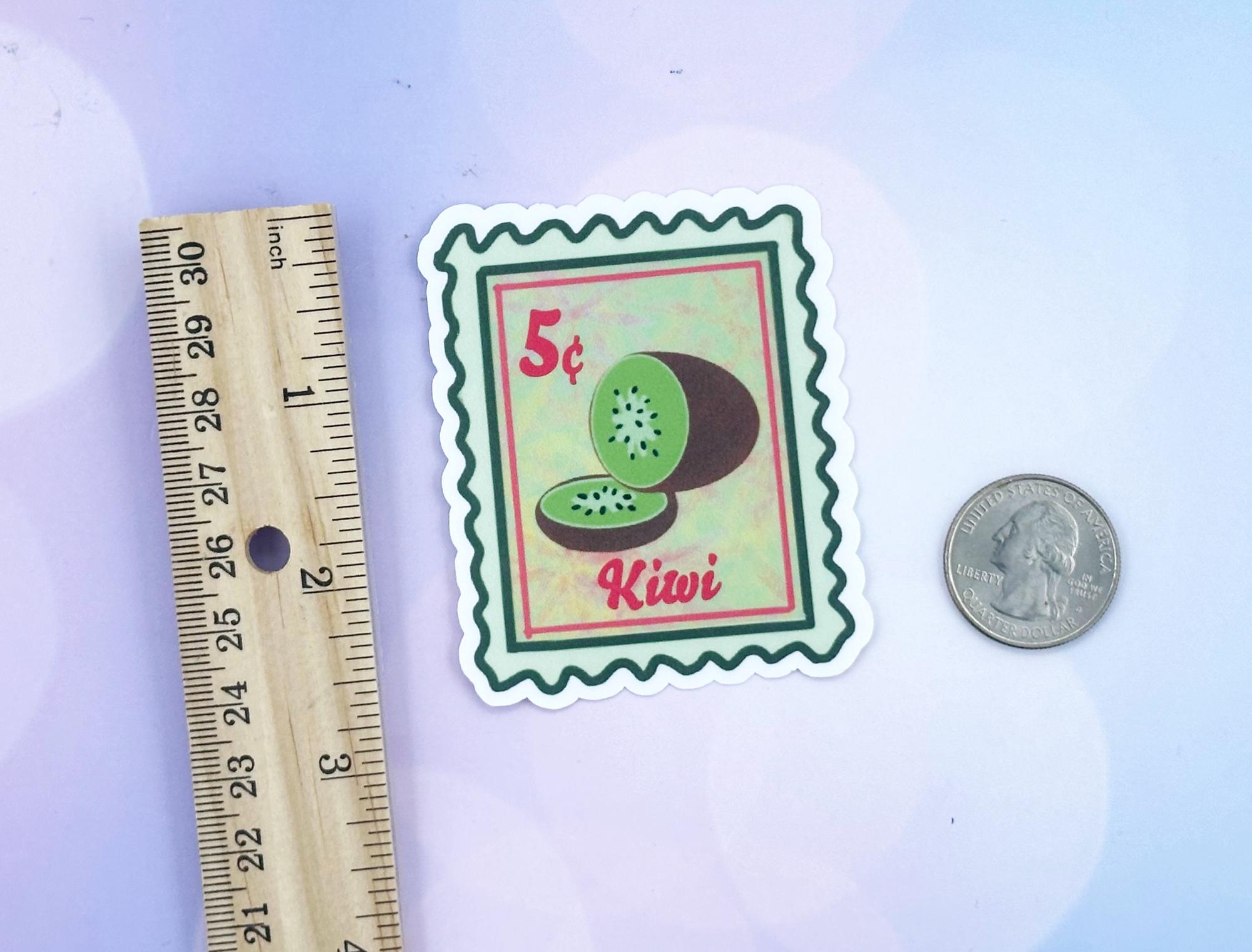 Kiwi Sticker, Fruit Sticker, Sticker for Waterbottle, Kiwi Decal for ...
