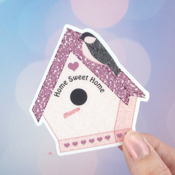 Birdhouse Sticker Etsy