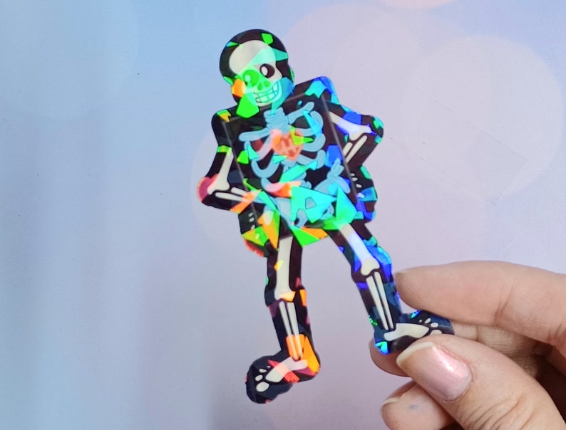 Skeleton Shells Sticker Skeleton Sticker Skeleton Decor Stickers Xray Tech - Etsy