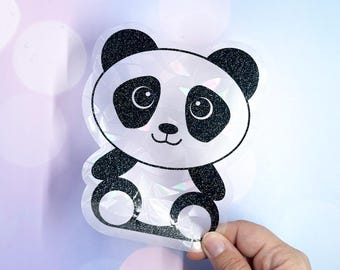 Panda Suncatcher, Panda Gifts for Her, Prism Window Cling, Panda Decal, Animal Gifts For Women, Rainbow Maker