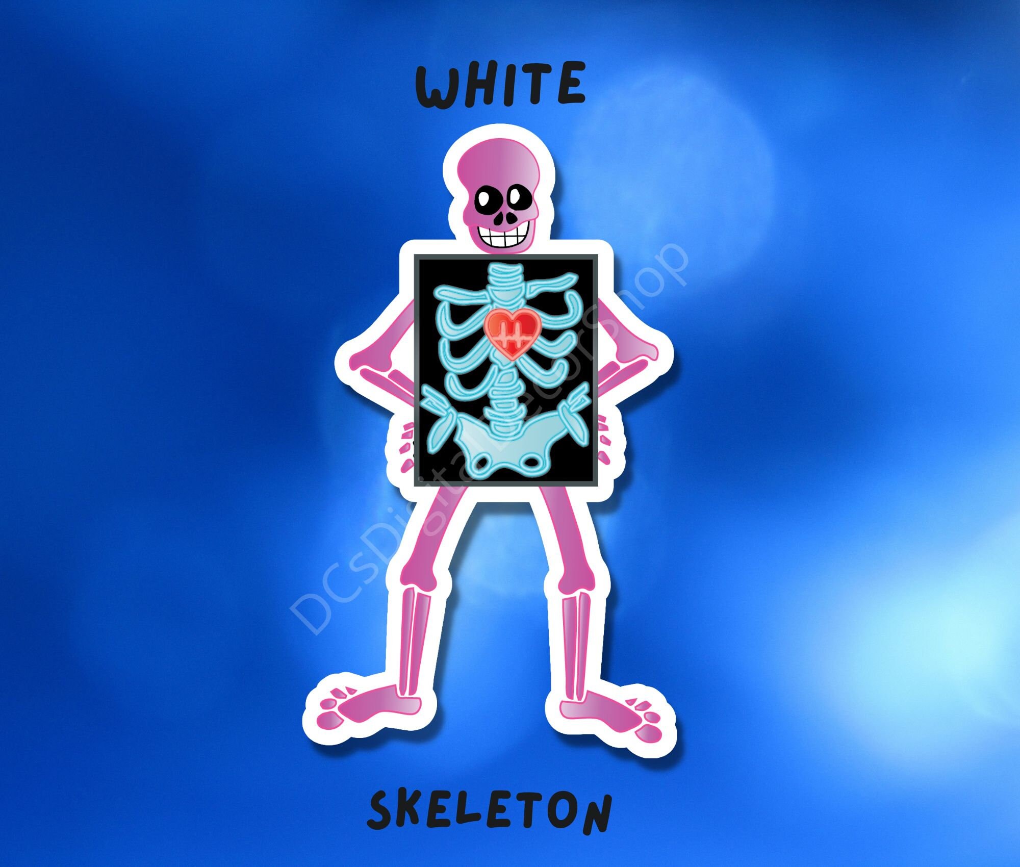 Skeleton Sticker Xray Sticker Gifts for Med Students Etsy