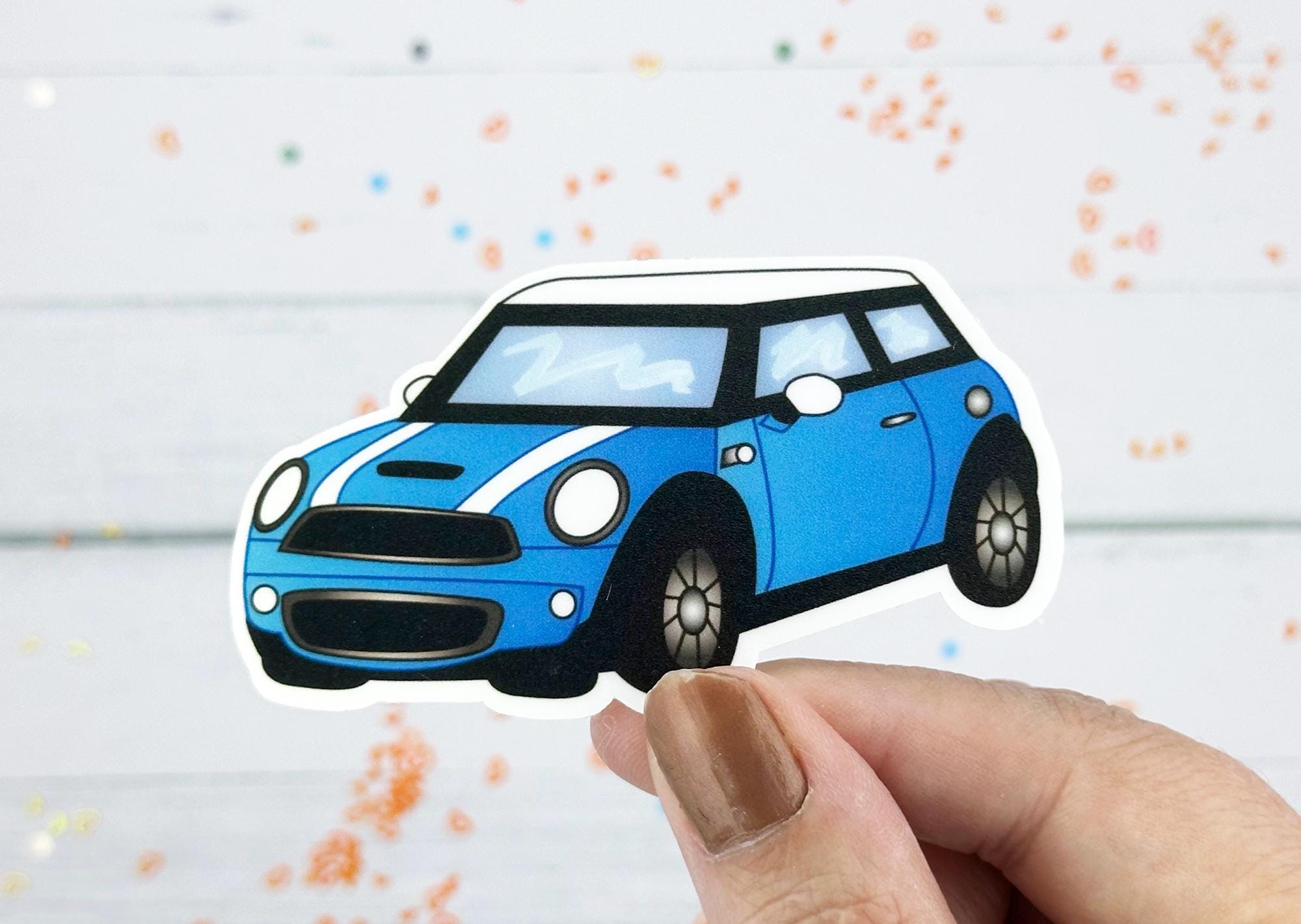 Mini Car Stickers, Car Stickers, Water Bottle Stickers, Automotive ...