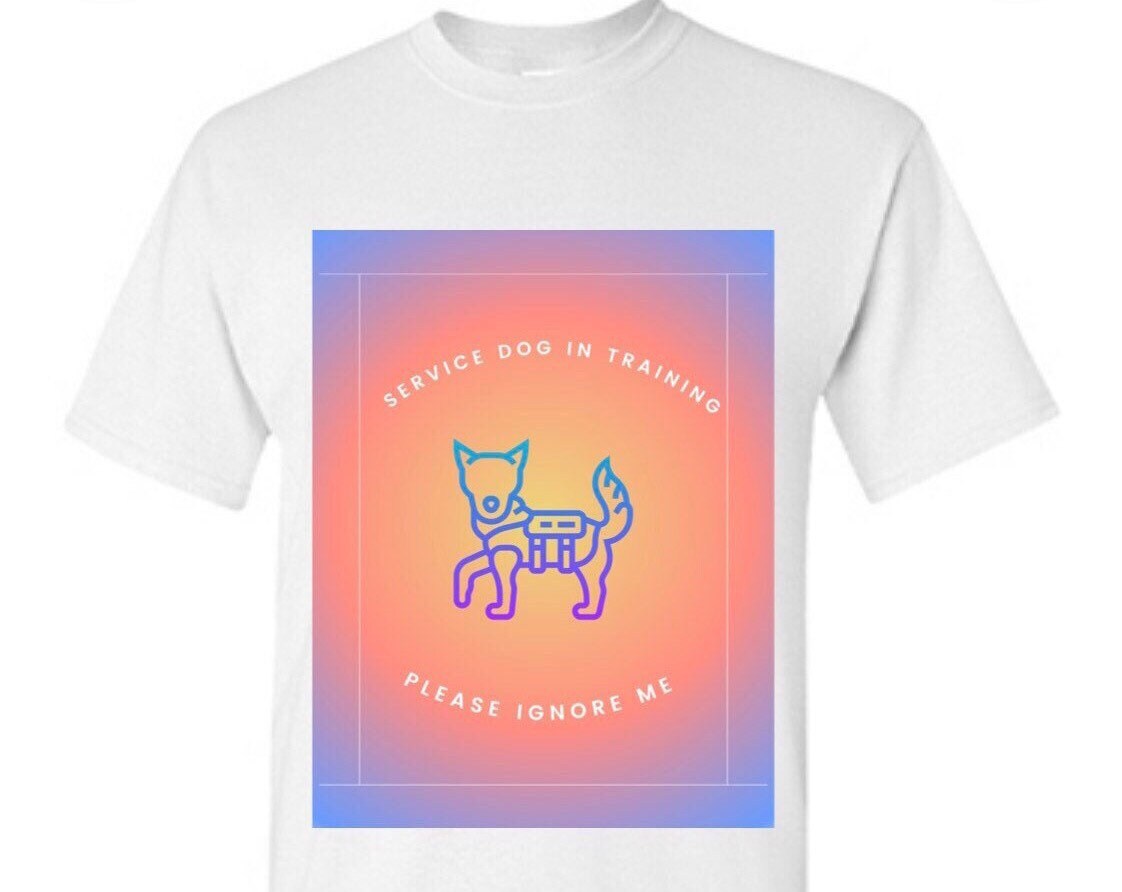 service dog handler shirt