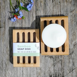 Bamboo Soap Dish, soap saver, soap holder, eco friendly soap dish, sustainable kitchen, sustainable bathroom