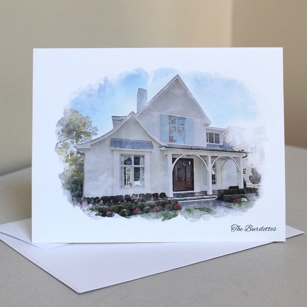 Custom Home Note Cards