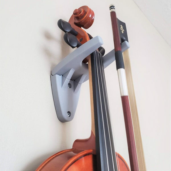 Violin Wall Mount | Foldable Violin Hanger | Viola Hanger | Cello Hanger | Collapsible Hook