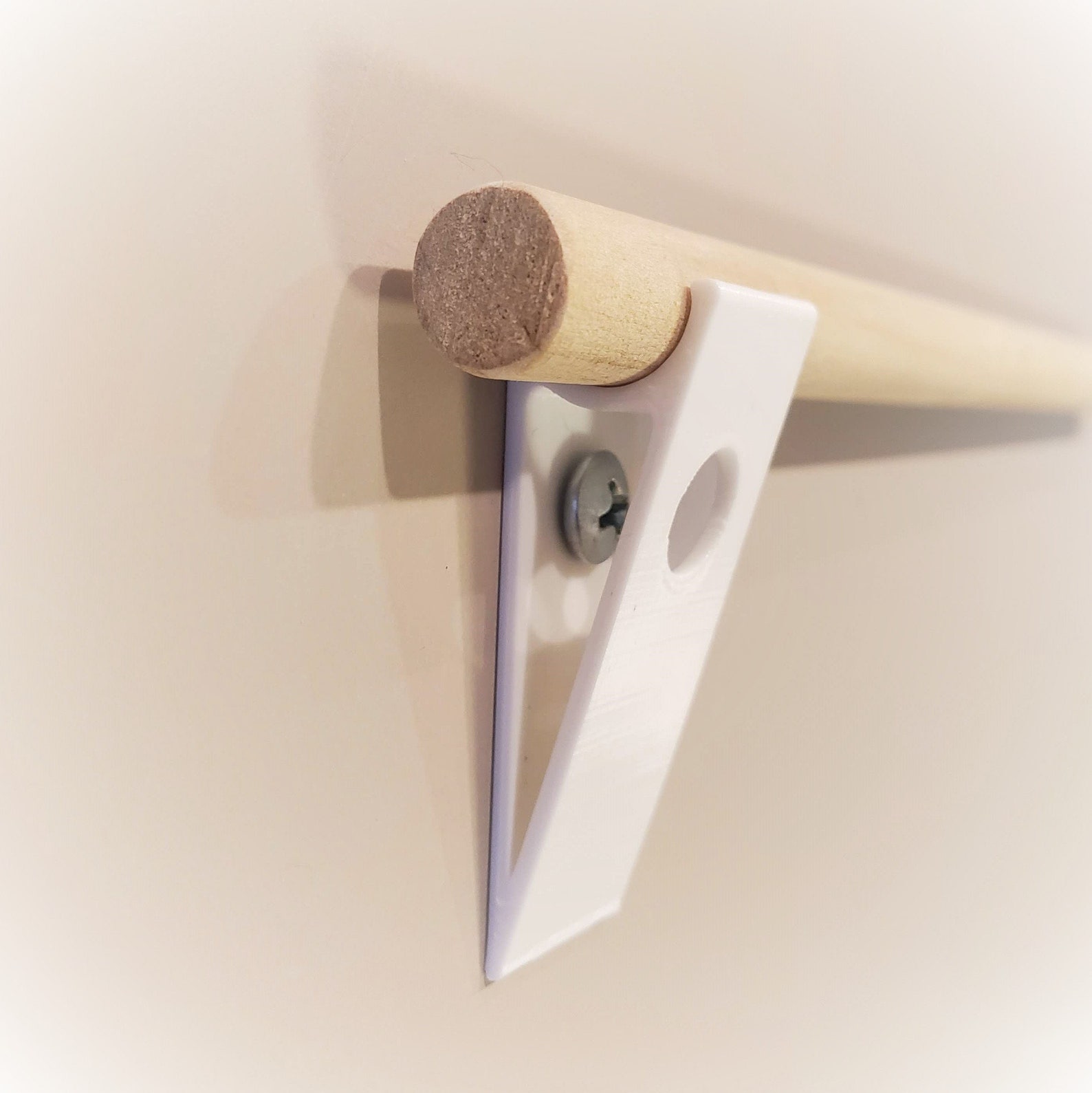 Quilt Hanger Hooks Dowel Hanger qty. 2 White Quilting Etsy