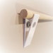Quilt Hanger Hooks | Dowel Hanger (Qty. 2) | White Quilting Display | Wall Bracket | Tapestry Hanger | Macrame Hanger 