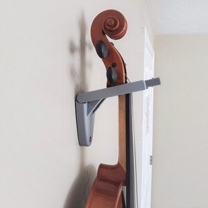 Violin Wall Mount Foldable Violin Hanger Viola Hanger Cello Hanger Collapsible Hook image 4