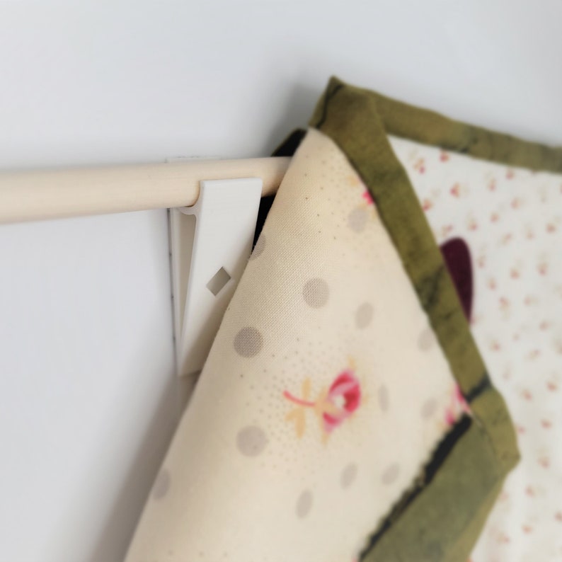 Quilt Hanger Hooks Dowel Hanger qty. 4 Quilting Display Etsy