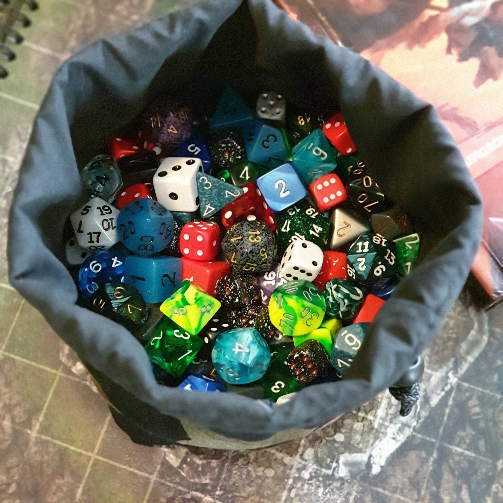 Dice Bag of Holding 4 Variations Dnd RPG Dice Bag Etsy Australia