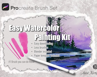 Einfaches Aquarell Kit für Procreate