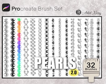 Perlenpinsel Set für Procreate