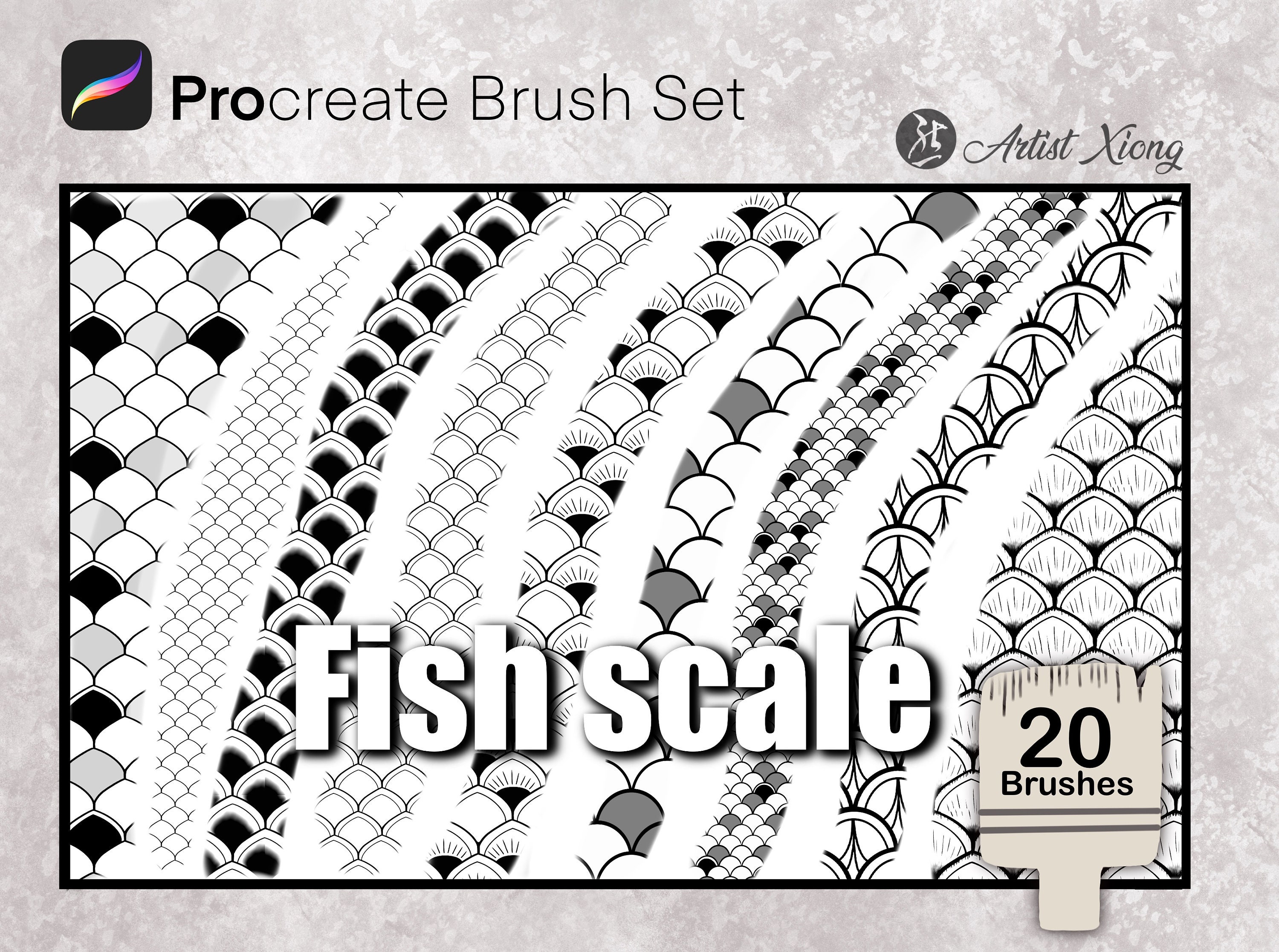 free fish brush procreate