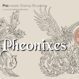 Phoenix Stamp Brushes for Procreate