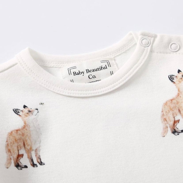 Baby Romper |  Fox Exclusive Design | Baby Clothing | Baby Shower Gifts | Newborn Baby