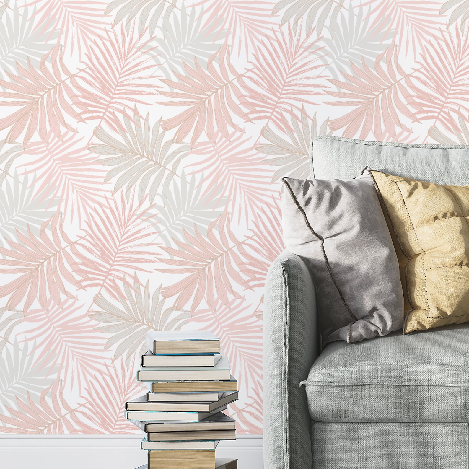 Luxurious Botanical Tropical Leaf Peel And Stick Wallpaper Etsy