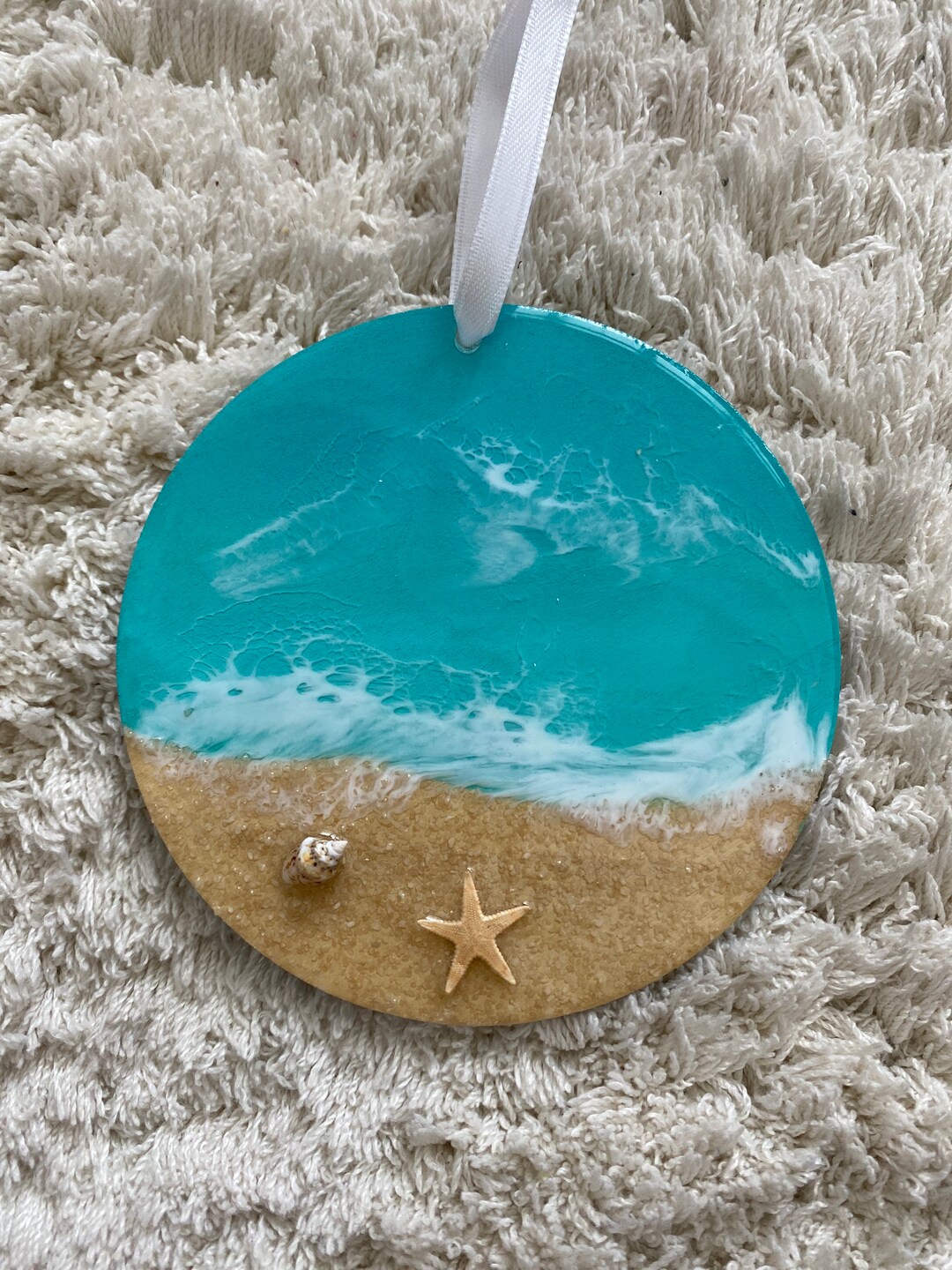 Resin Beach Ornaments Resin Ocean Ornaments Ocean Resin Art Epoxy Art