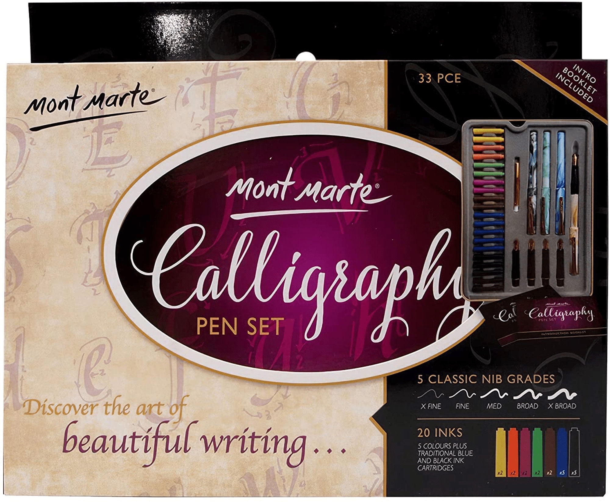 Calligraphy Pen Set 32 pieces Perfect for beginners Etsy